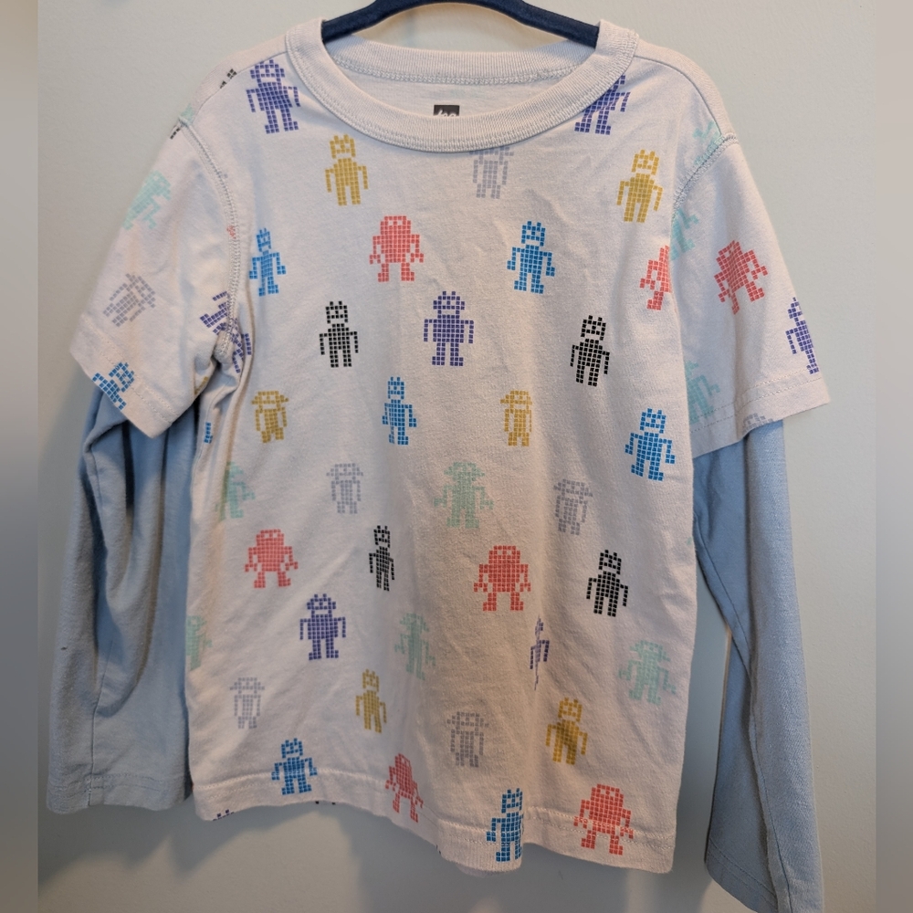 Tea Collection boys robot shirt